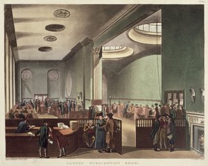 Royal Exchange, Lloyds Subscription Room, da 